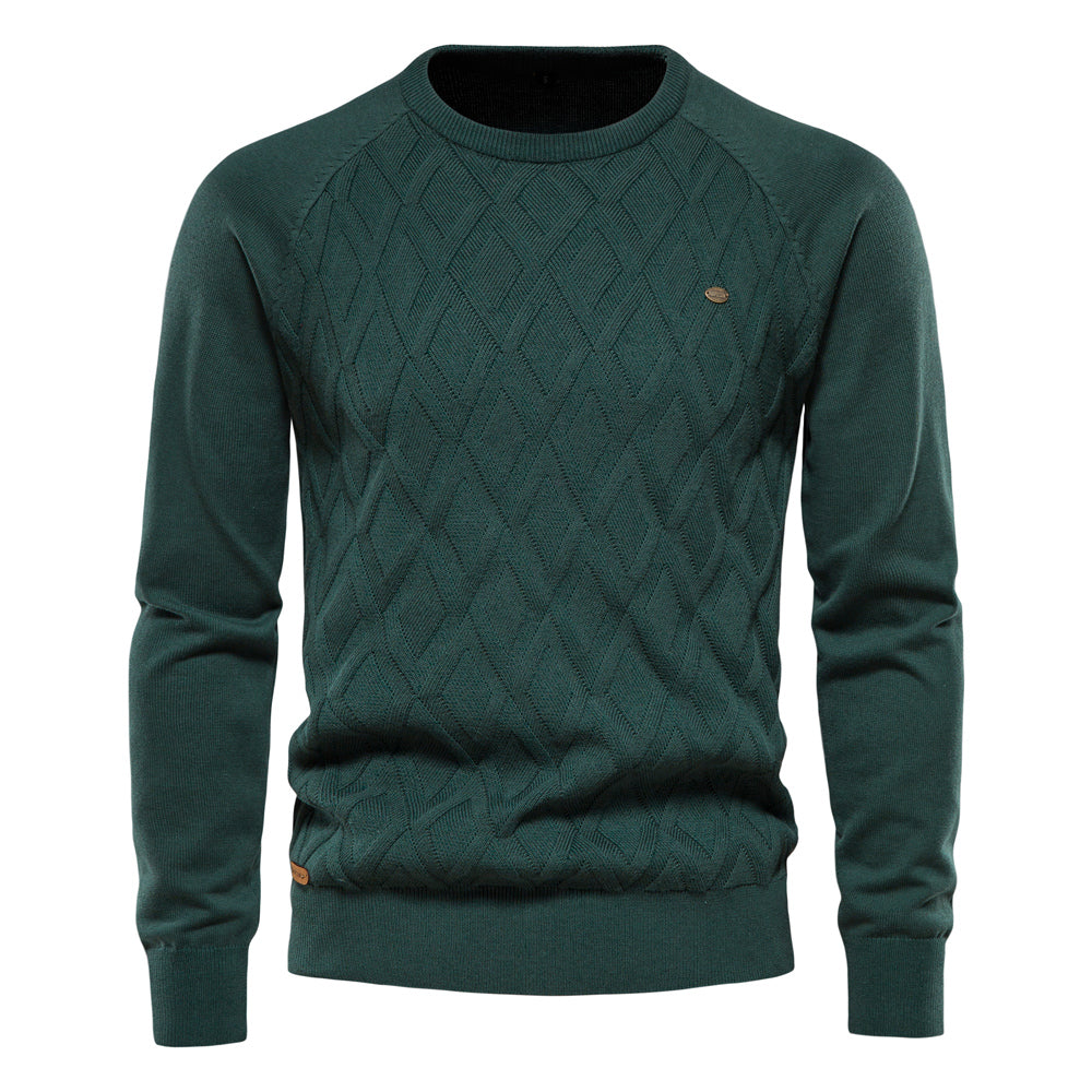 HELM | Men's Comfortable Knit Sweater - Ideal for Elegant Warmth