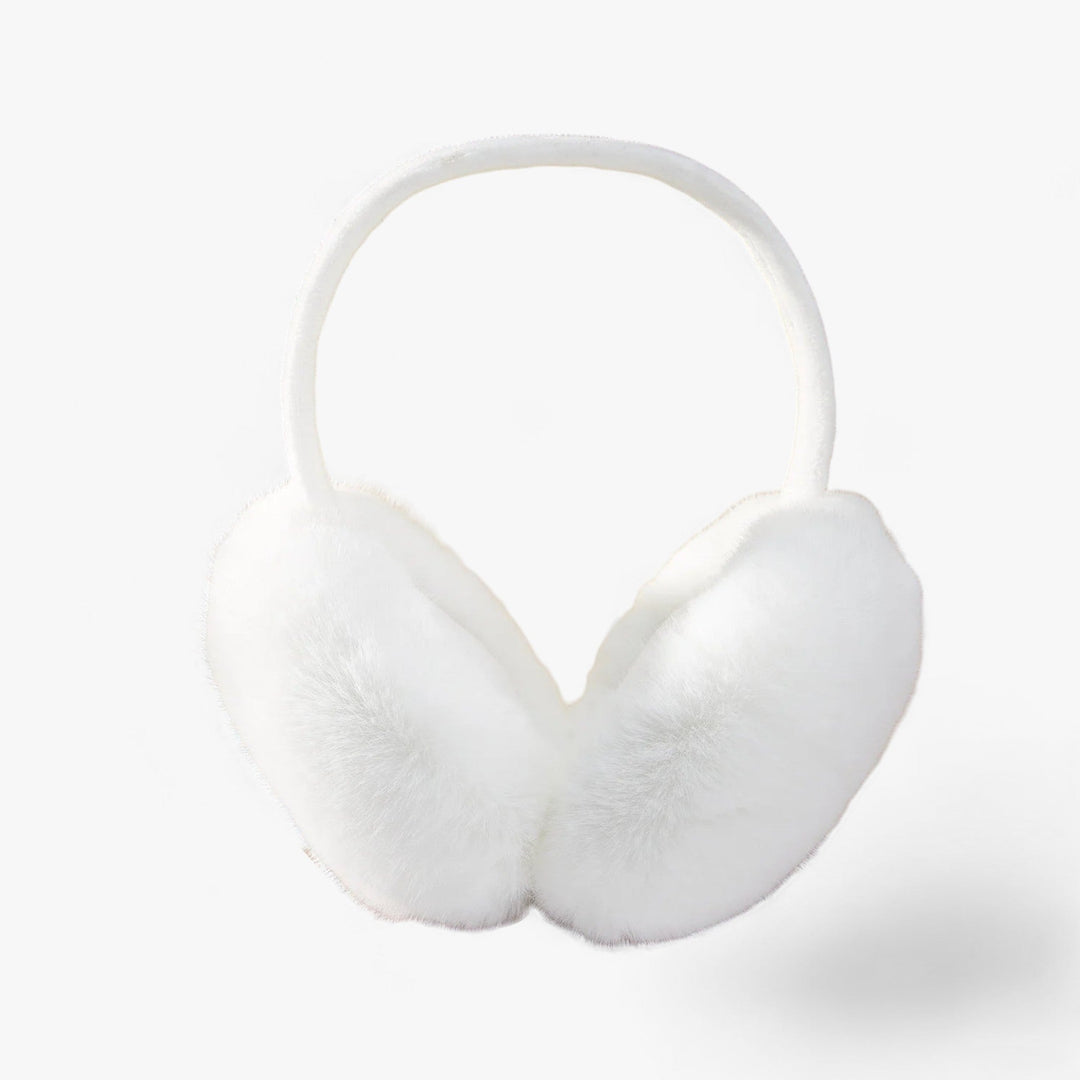 Aurora | Faux fur rabbit ear warmers - Cozy winter warmth