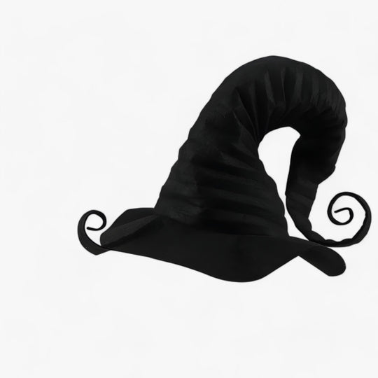 Wana | Dark Curse Witch Hat - Unisex Party Accessory for Halloween