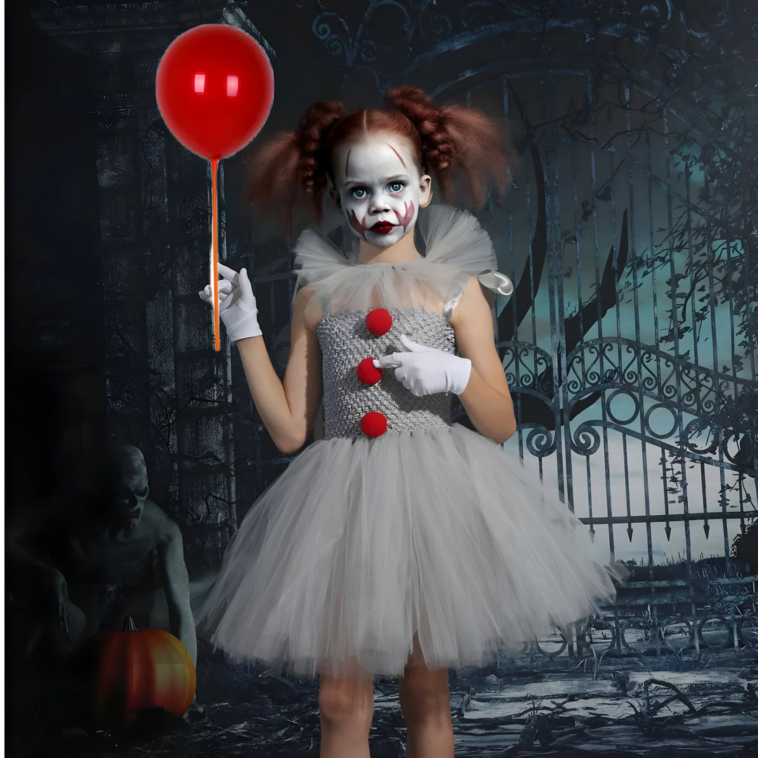 Rina | Pennywise Tutu Dress - Cute and Scary Outfit