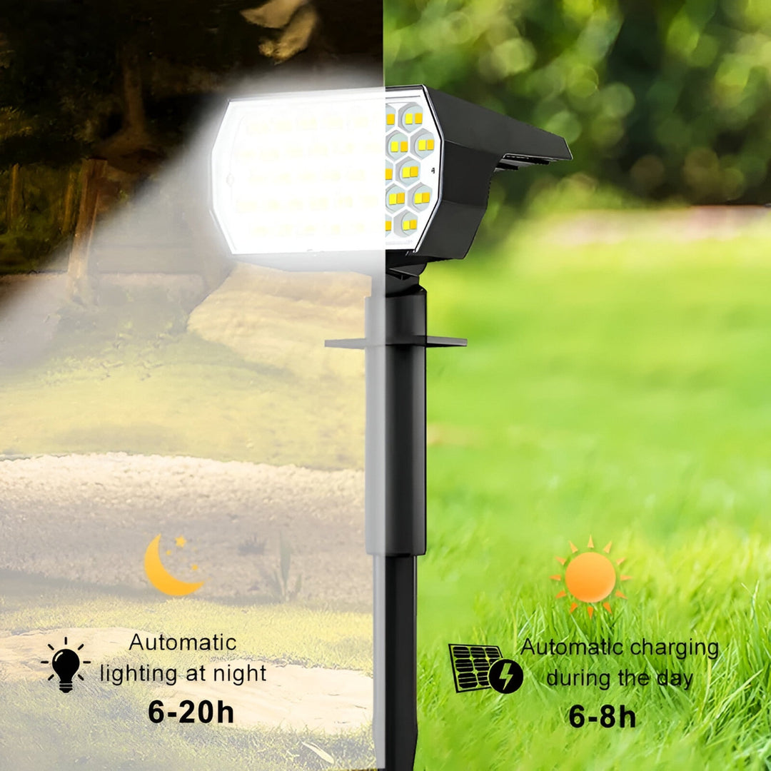 LED solar light for the garden