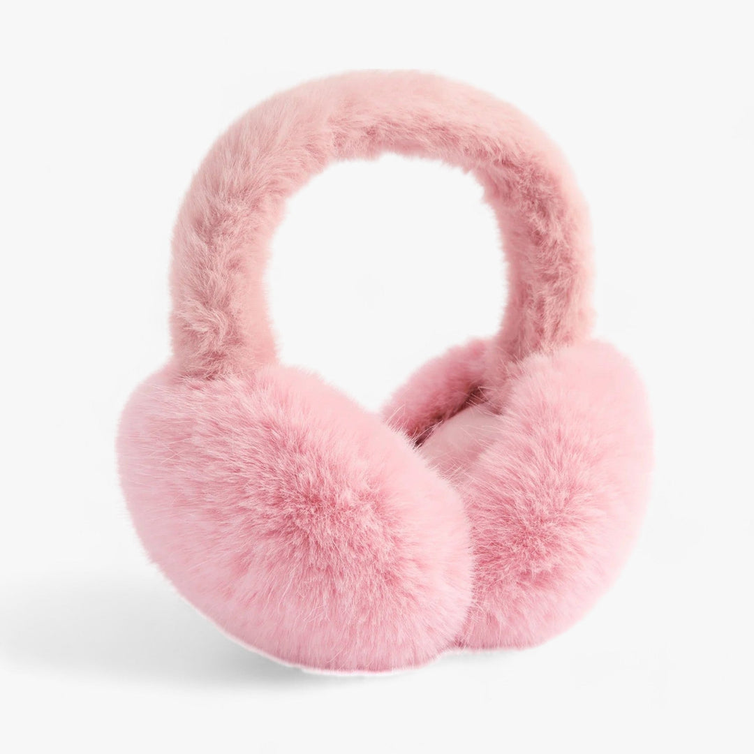 Aurora | Faux fur rabbit ear warmers - Cozy winter warmth