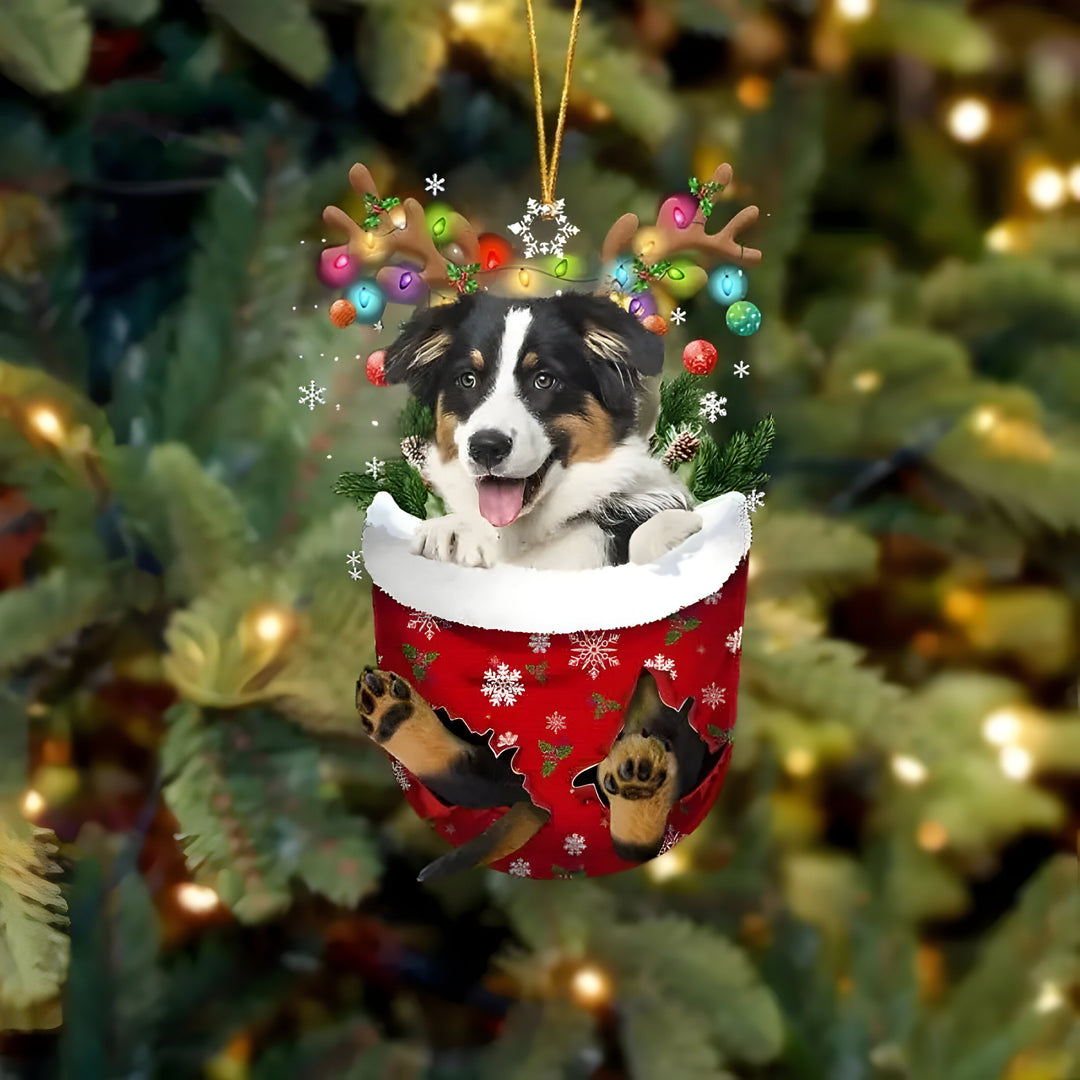 Ciondolo a forma di cucciolo dell'albero di Natale - Fascino festivo e regalo per gli amanti dei cani