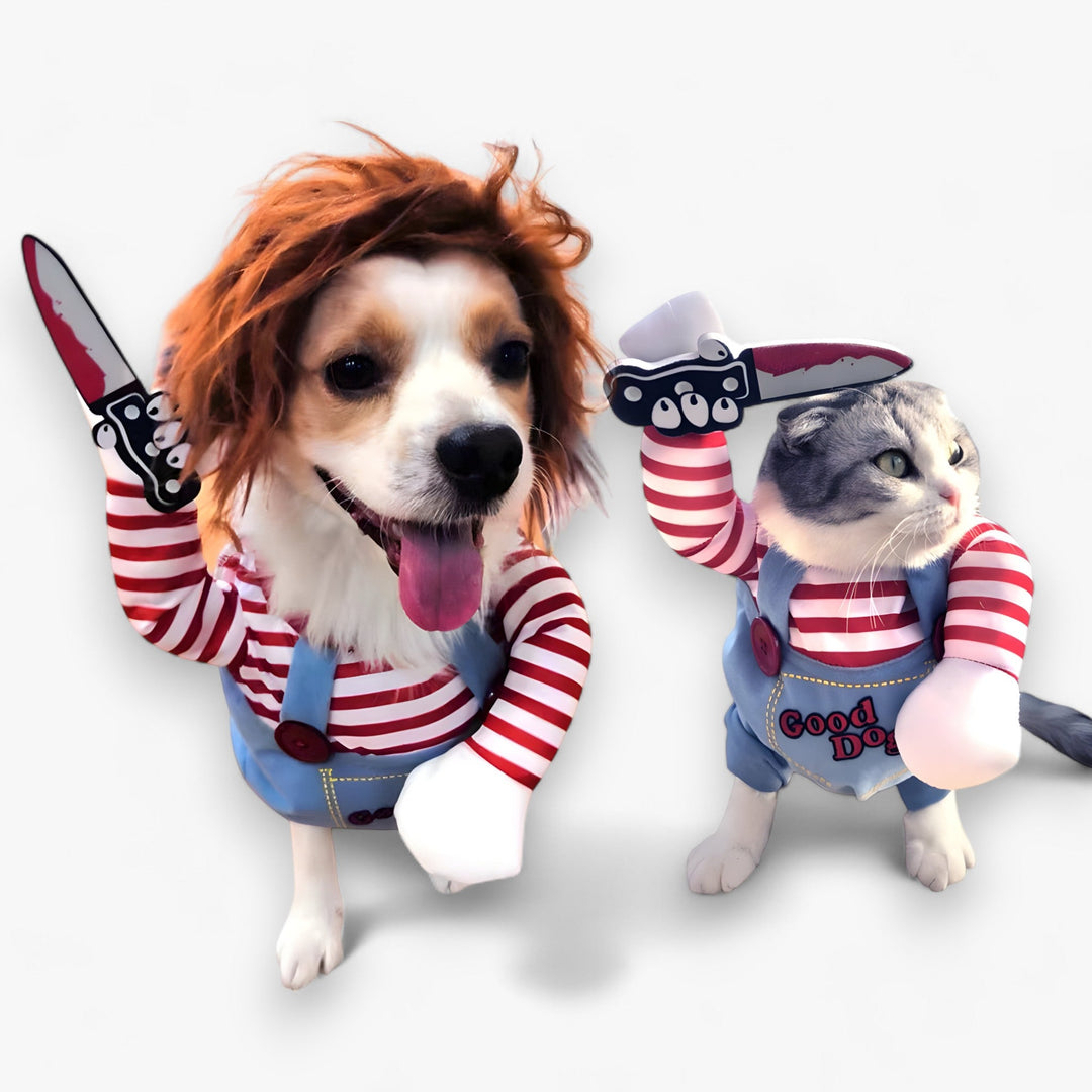 Costume di Halloween per animali domestici - Costume da coltello divertente