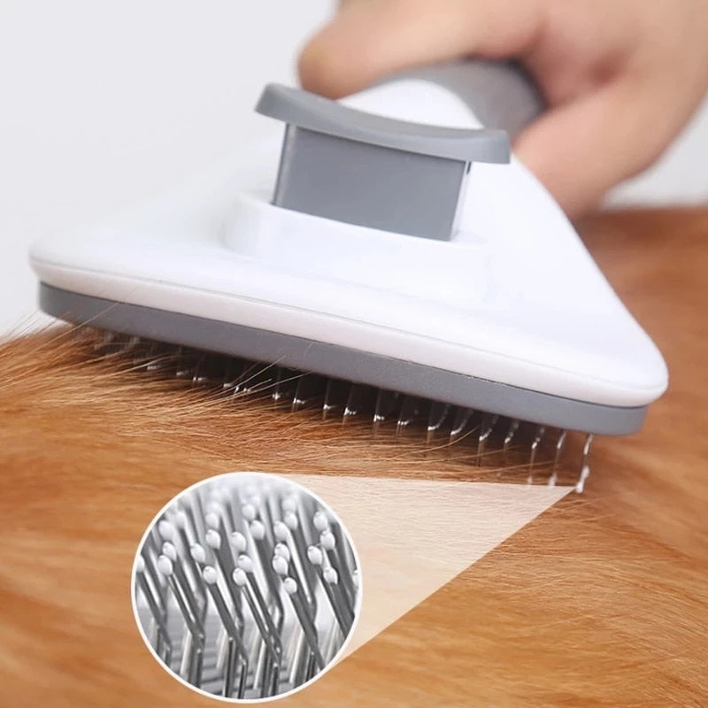 Easy to Clean Pet Brush | Grooming Tool - Simplifies Pet Care