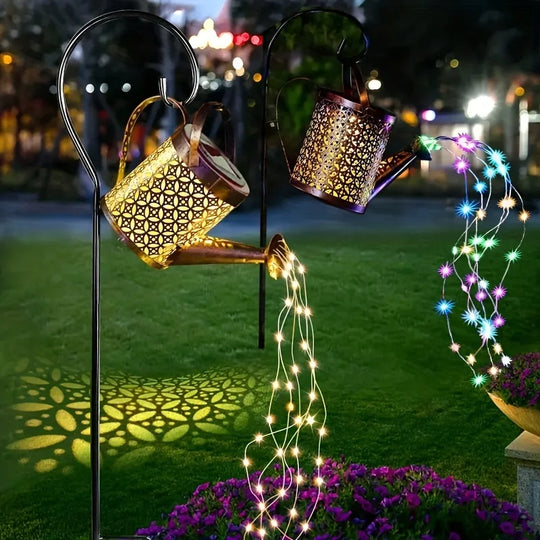 Solar watering can lamp - Illuminate your garden creatively