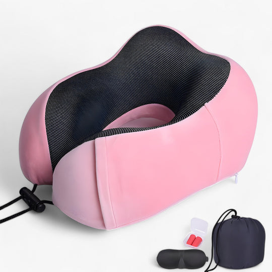 CloudRest | U-Shaped Travel Pillow - Memory Foam for Neck Support