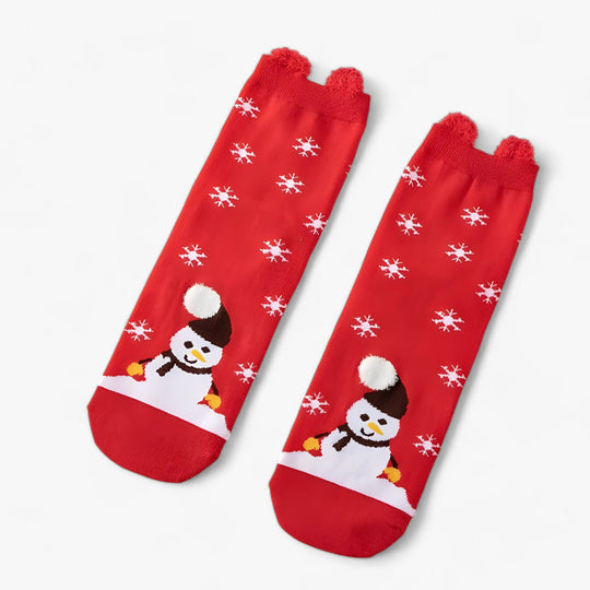 Holiday Fun | Cartoon Christmas Socks – Festive Ornaments and Gift Holders for Home Decoration