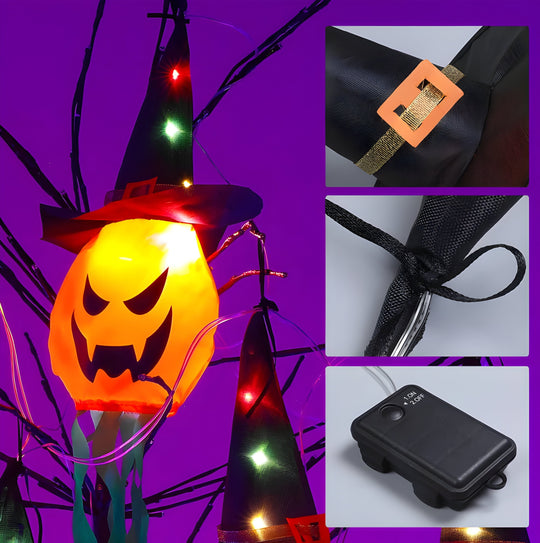 Jack | LED Pumpkin Lights - Battery Operated for a Spooky Glow Outdoors