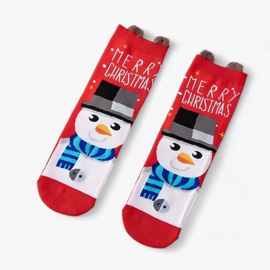 Holiday Fun | Cartoon Christmas Socks – Festive Ornaments and Gift Holders for Home Decoration