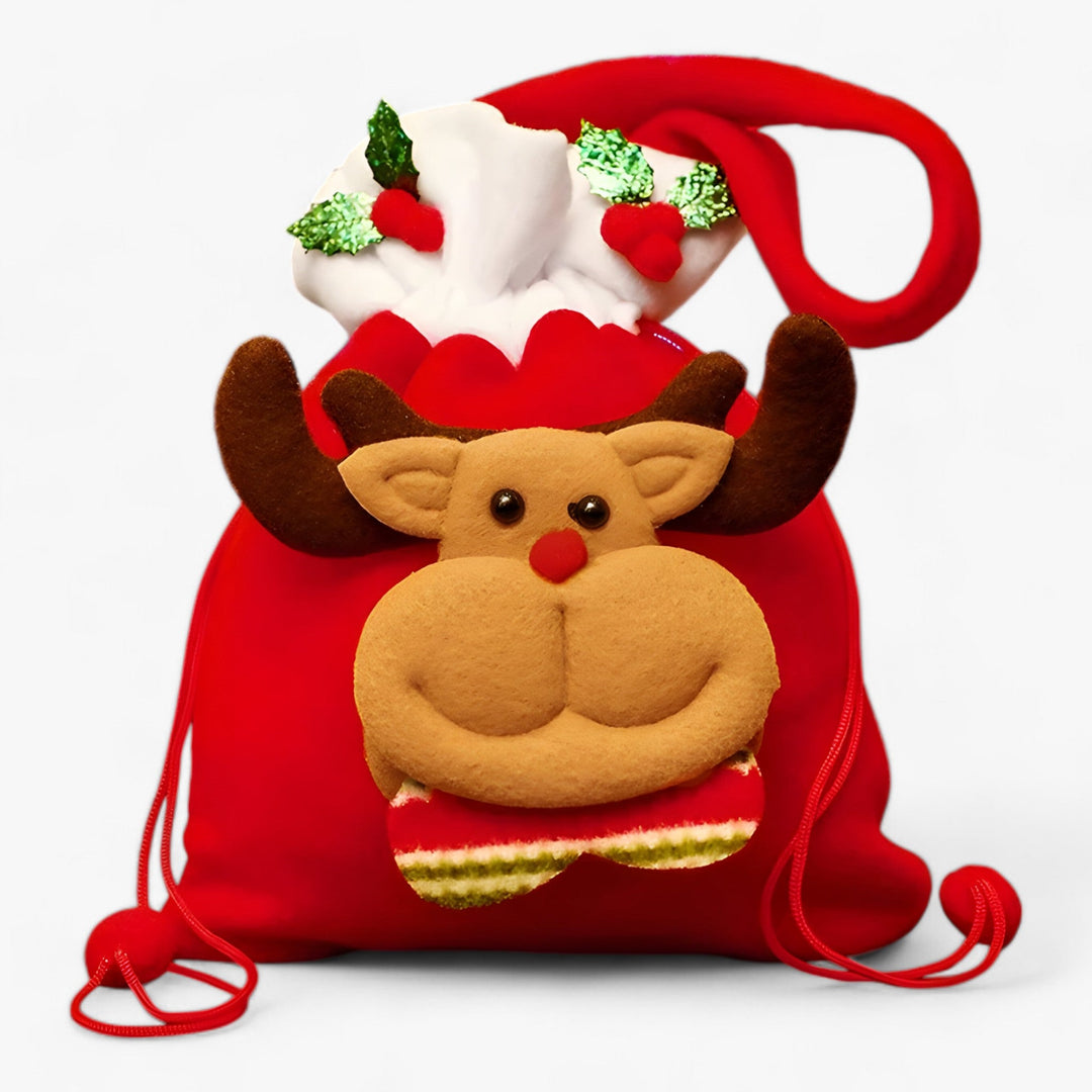 SantaBear | Christmas Gift Bags - Perfect for Storing Your Festive Gifts and Sweets