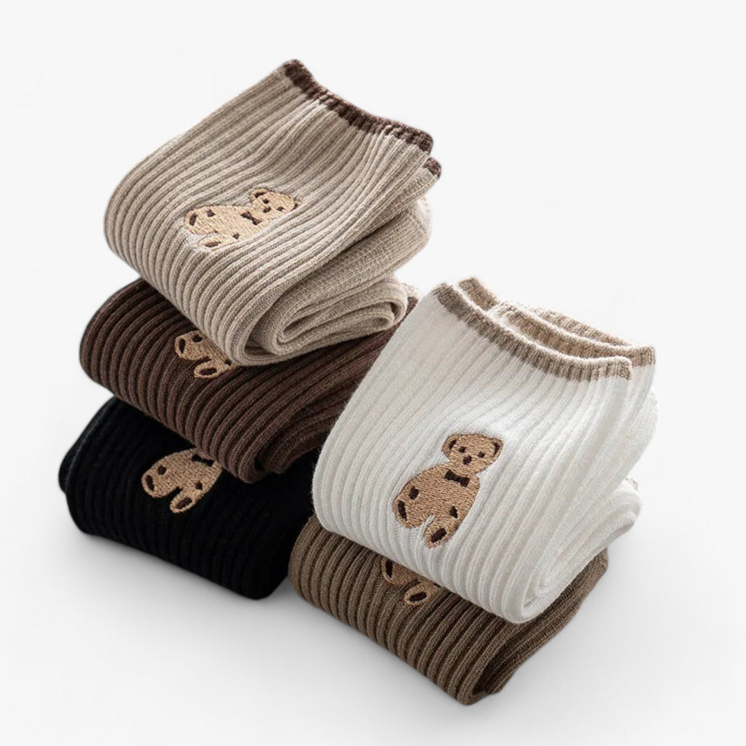 Tori | Bear Socks - Comfortable and adorable (Buy 1 Pair, Get 1 Pair FREE)