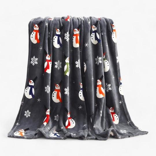 Velvy | Luxury Christmas Fleece Blanket - Elegant and Cozy Holiday Decoration