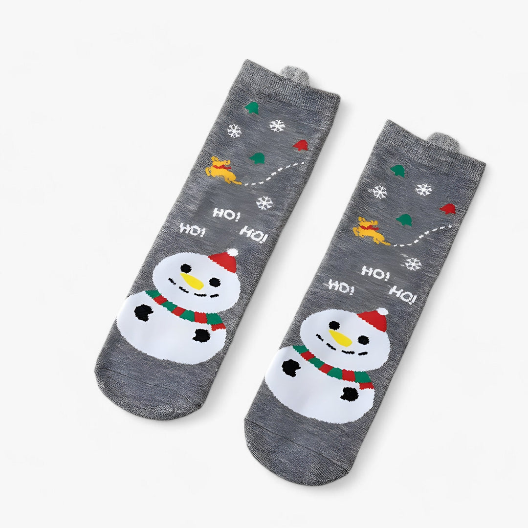 Holiday Fun | Cartoon Christmas Socks – Festive Ornaments and Gift Holders for Home Decoration