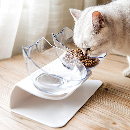 Kittywell™ | Non-Slip Double Bowl for Cats - Safe and Practical Meal