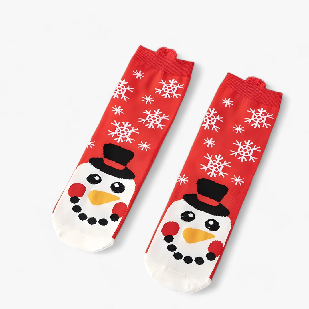 Holiday Fun | Cartoon Christmas Socks – Festive Ornaments and Gift Holders for Home Decoration