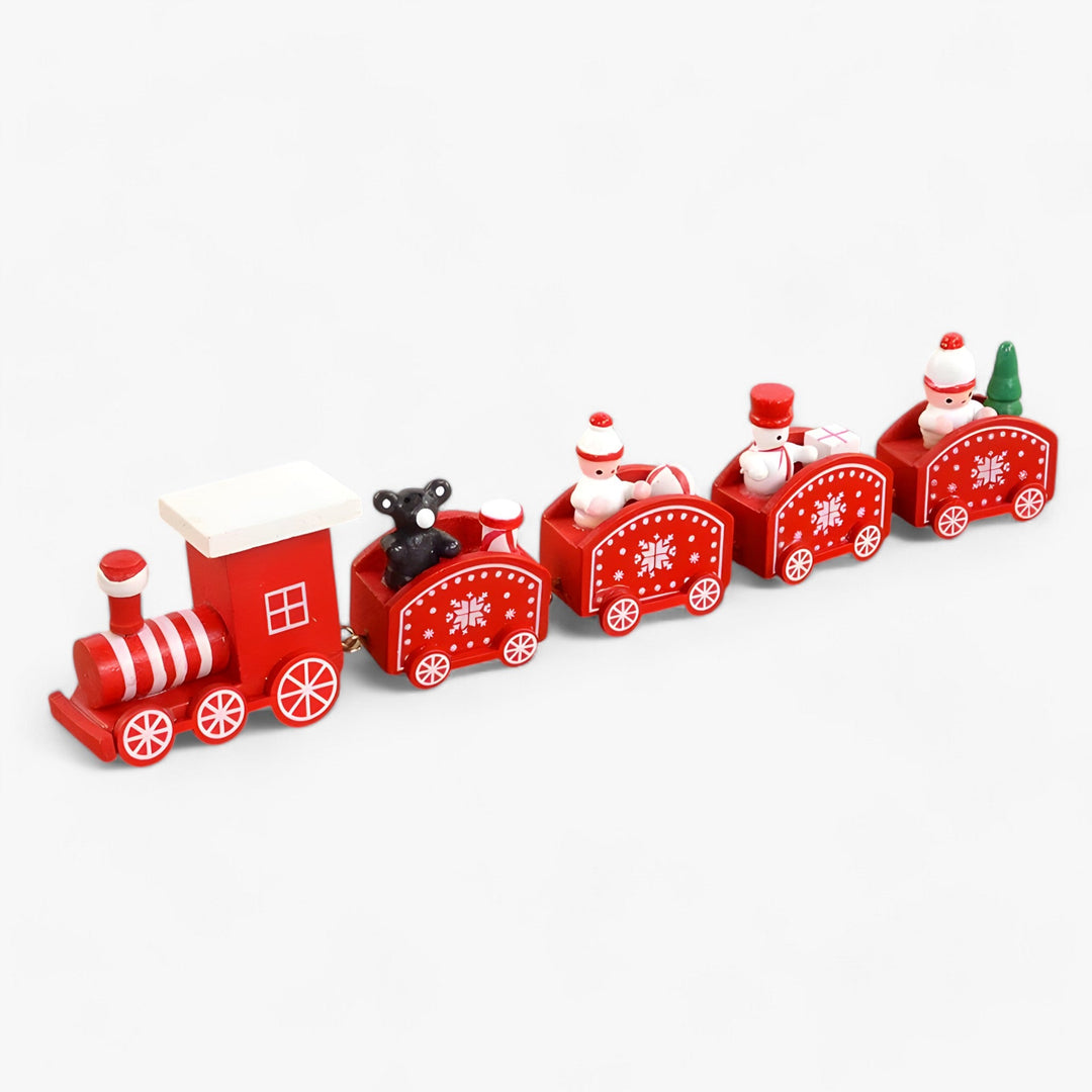 Ornamento del treno di Natale in legno Whimsy | - Decorazione festiva e regalo per bambini