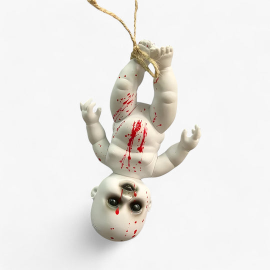 Jay | Hanging Ghost Baby Doll - Scary Decoration for Halloween Yard