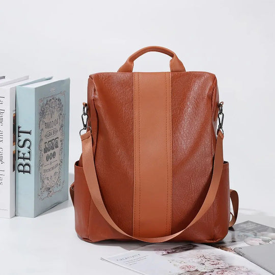 Chic Soft Leather Backpack