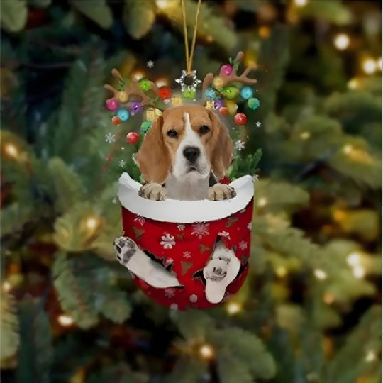 Ciondolo a forma di cucciolo dell'albero di Natale - Fascino festivo e regalo per gli amanti dei cani