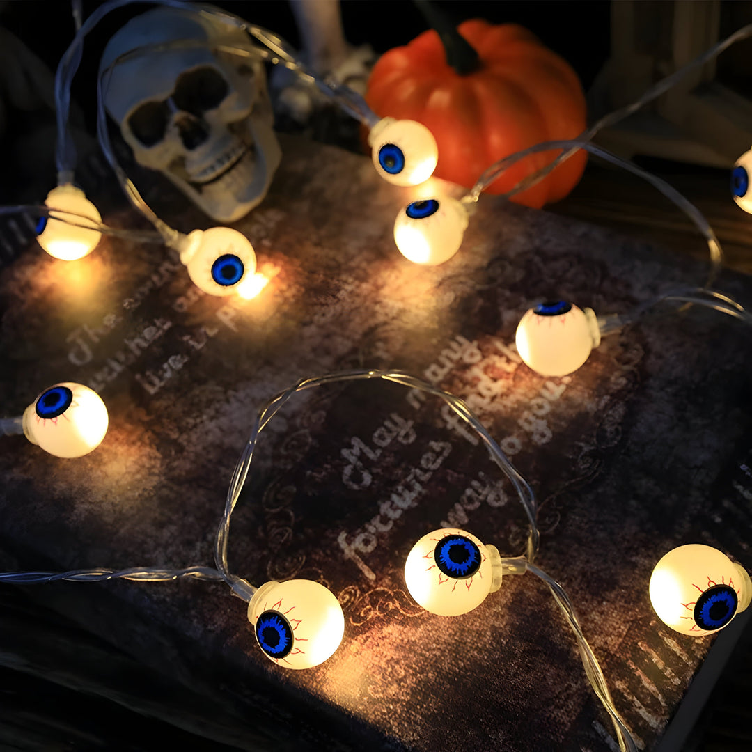 Jigs | LED Scary Eye Light Garland - Scary Halloween Home Decor