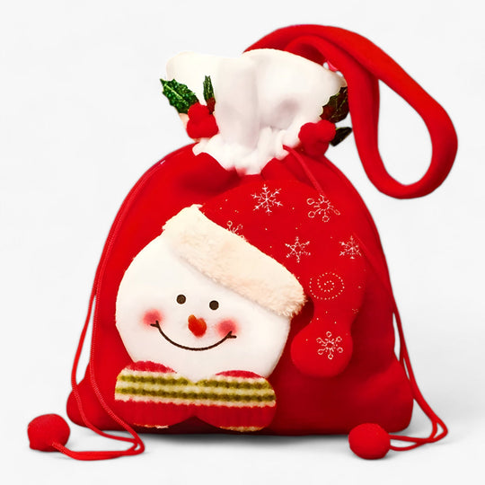 SantaBear | Christmas Gift Bags - Perfect for Storing Your Festive Gifts and Sweets