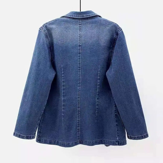 Anne | Elegant classic denim blazer