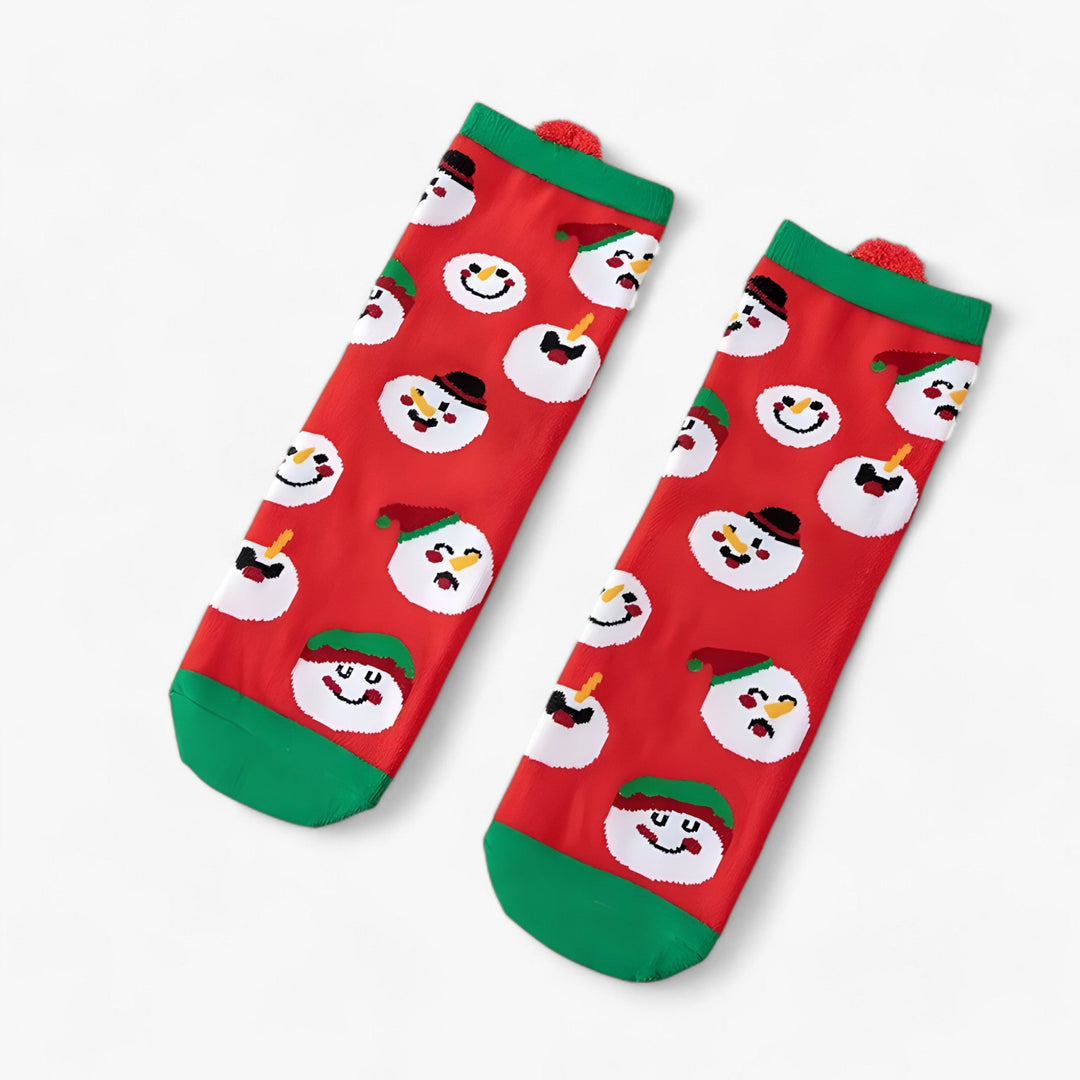 Holiday Fun | Cartoon Christmas Socks – Festive Ornaments and Gift Holders for Home Decoration