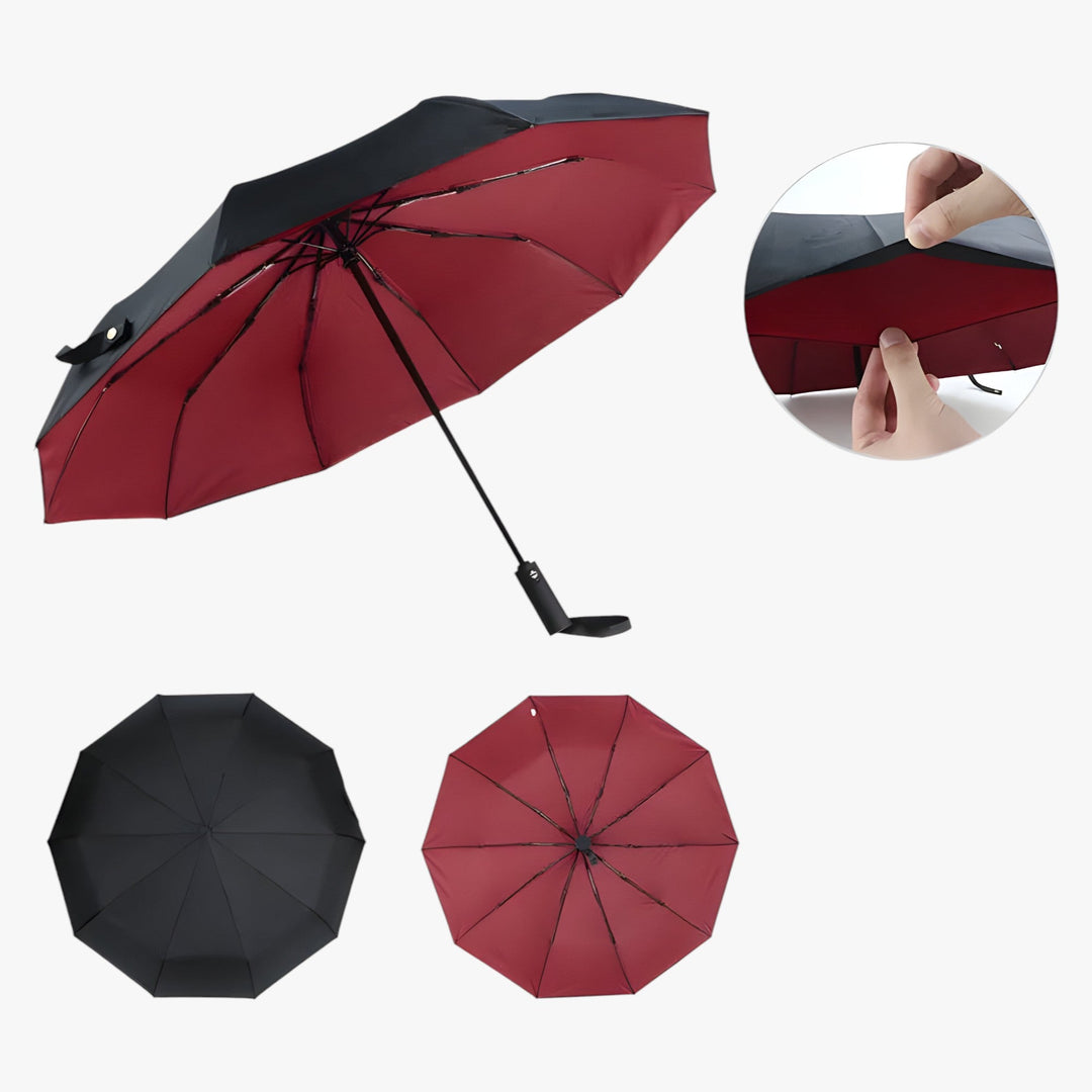 Folding Umbrella | Windproof Parasol - Large and Durable for All Weather