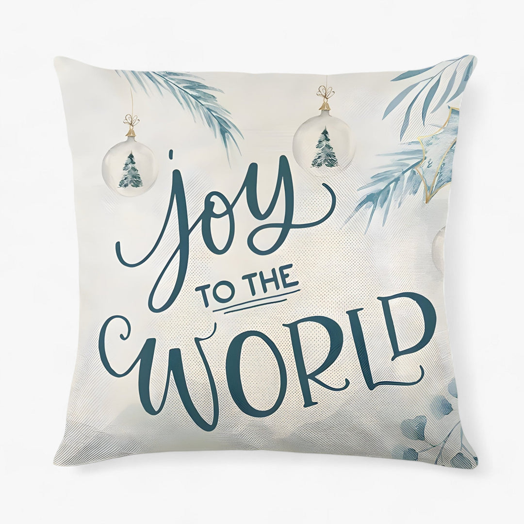 Frosty | Christmas Linen Cushion Cover - Festive and Comfortable Home Decor