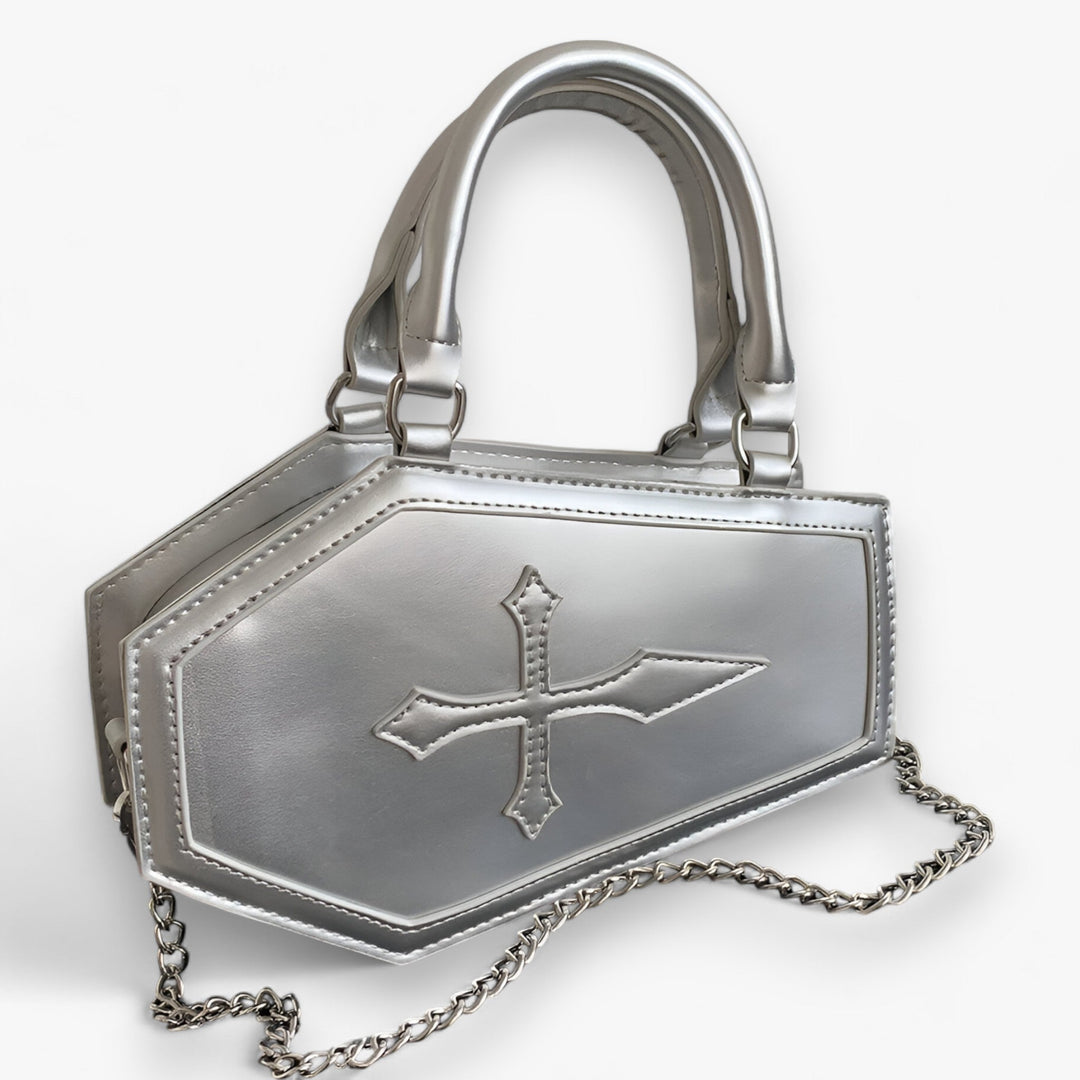 Grave | Coffin Chain Bag - Spacious and Elegant for Halloween Cosplay