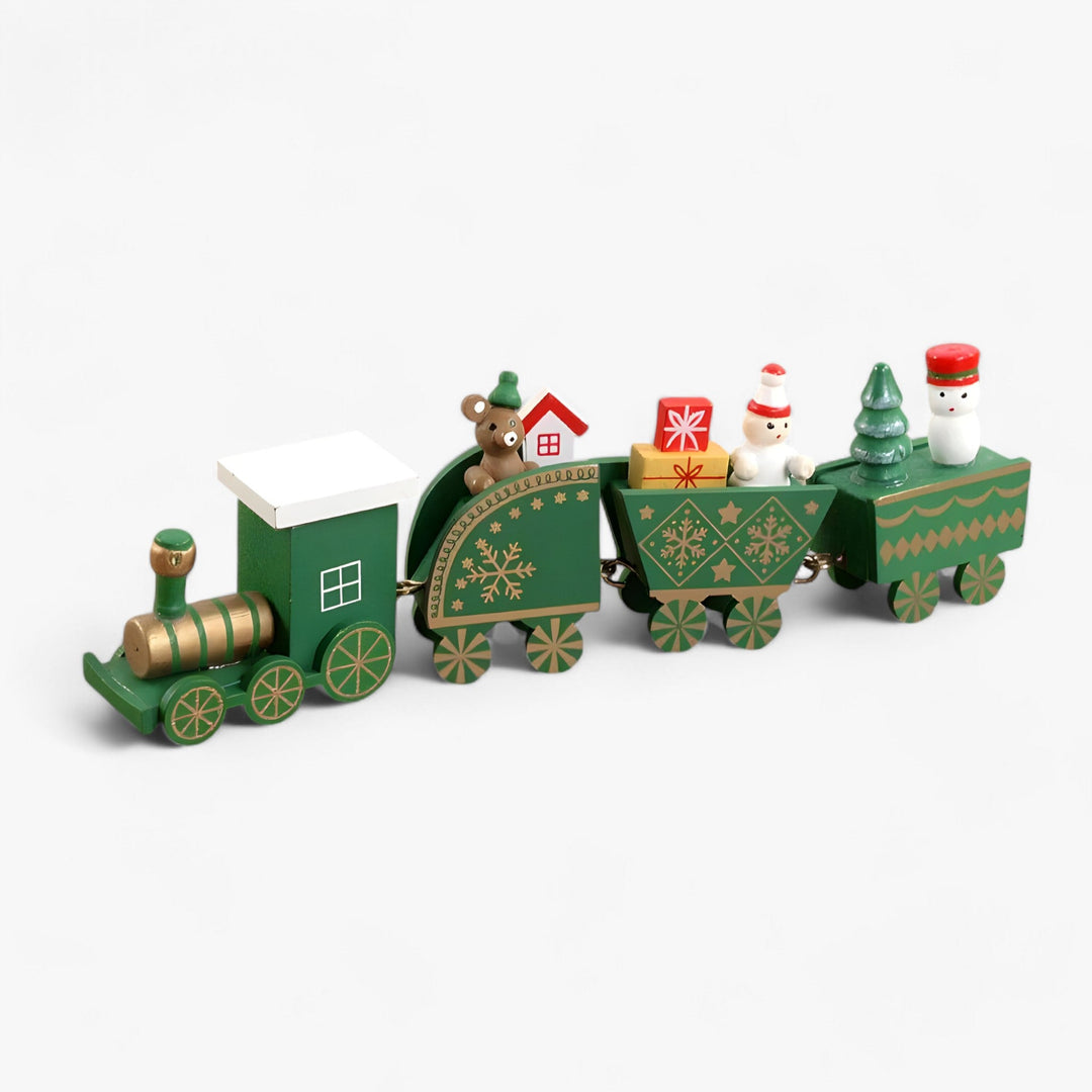 Ornamento del treno di Natale in legno Whimsy | - Decorazione festiva e regalo per bambini