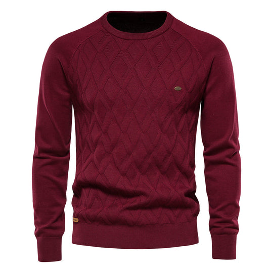 HELM | Men's Comfortable Knit Sweater - Ideal for Elegant Warmth