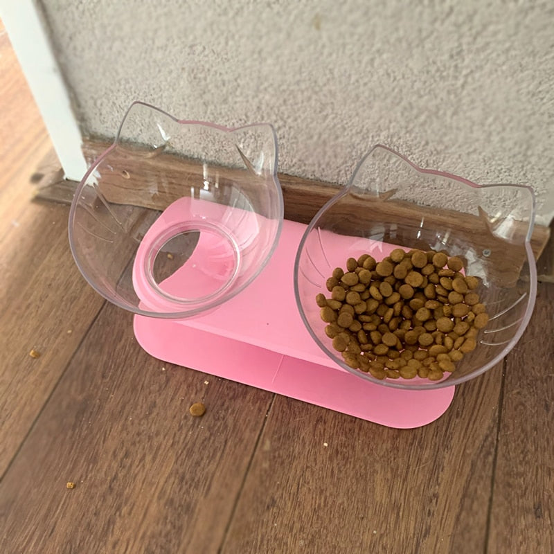 Kittywell™ | Non-Slip Double Bowl for Cats - Safe and Practical Meal