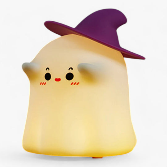 Yenna | Ghost and Pumpkin Night Light - Rechargeable Halloween Nightstand Decoration