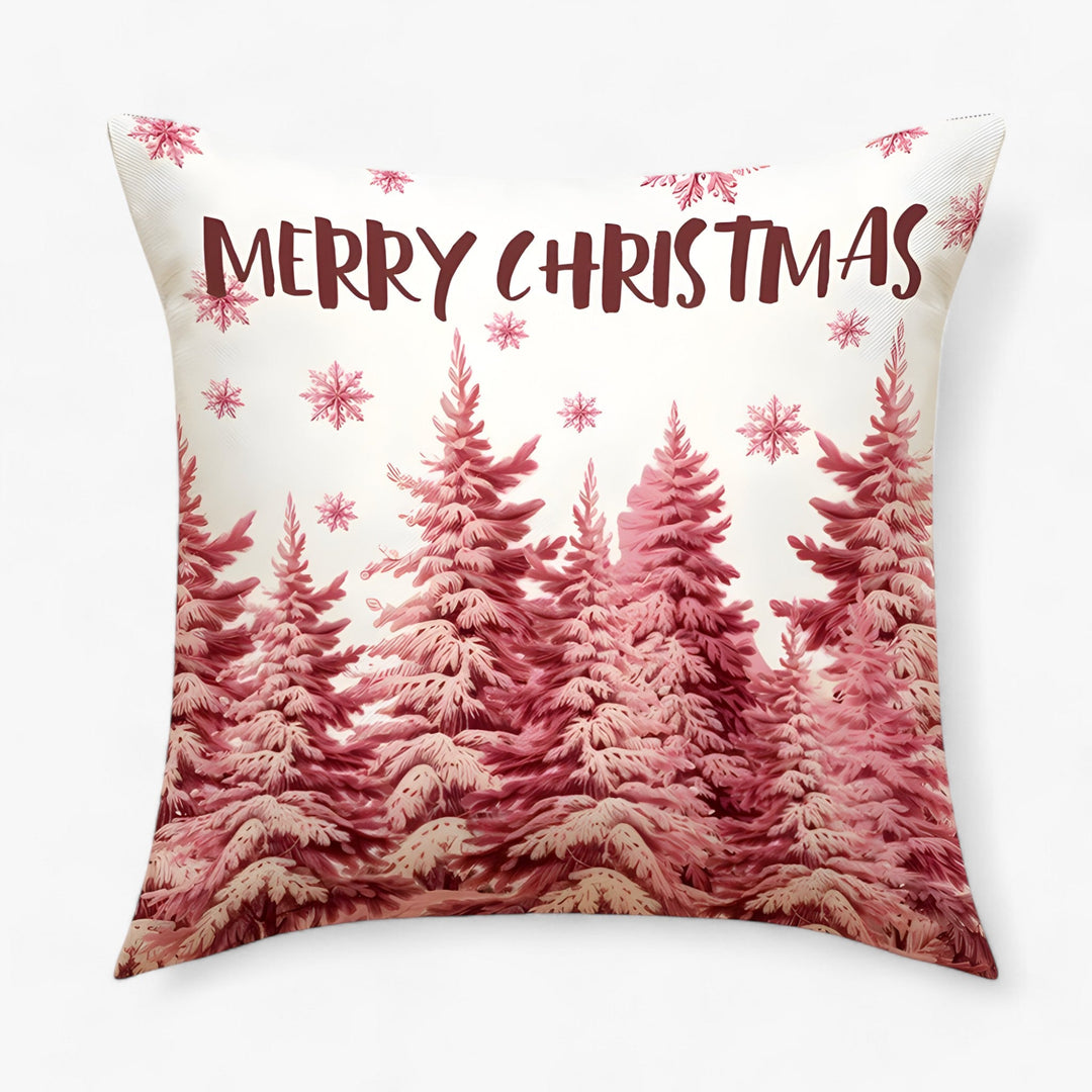 Frosty | Christmas Linen Cushion Cover - Festive and Comfortable Home Decor