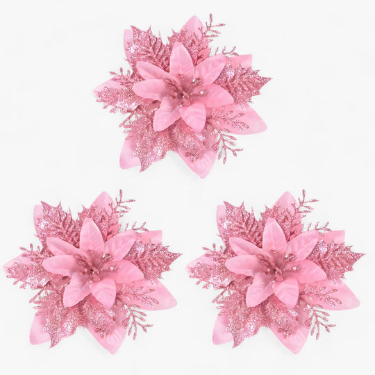 Émilie | Sparkling Christmas Flowers - Add a Dazzling Touch to Your Decoration