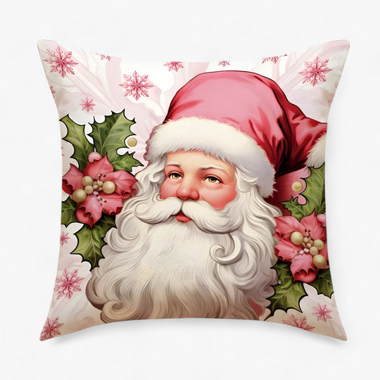 Frosty | Christmas Linen Cushion Cover - Festive and Comfortable Home Decor