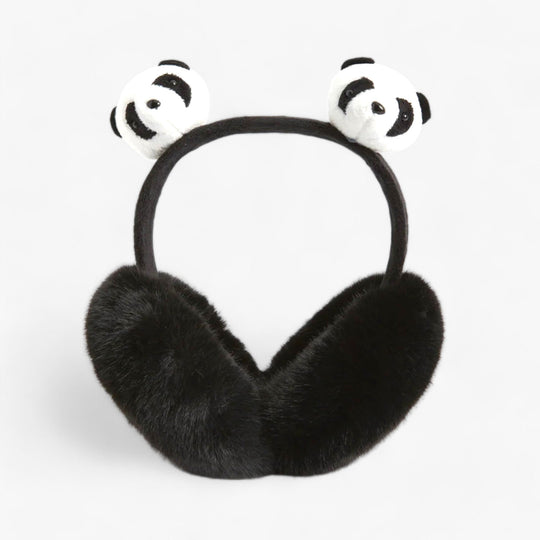 Aurora | Faux fur rabbit ear warmers - Cozy winter warmth