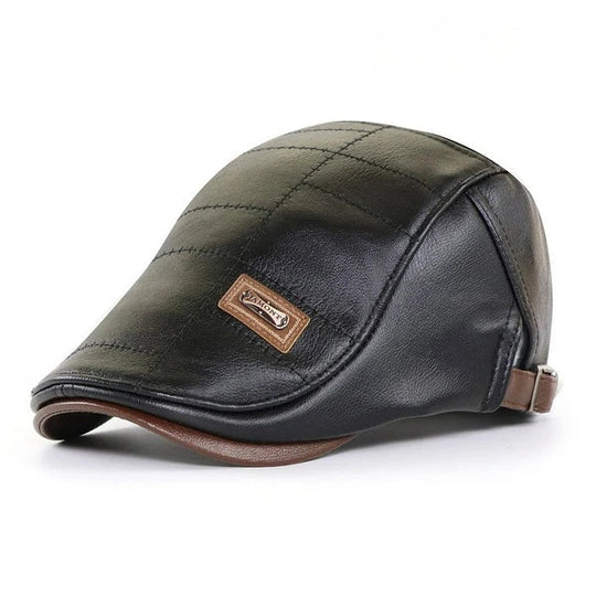 Emile™ - Retro PU Leather Beret