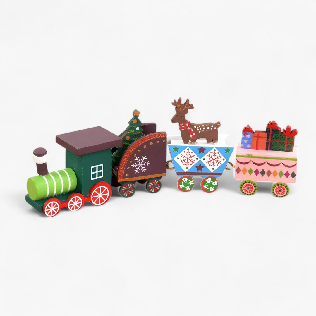 Ornamento del treno di Natale in legno Whimsy | - Decorazione festiva e regalo per bambini