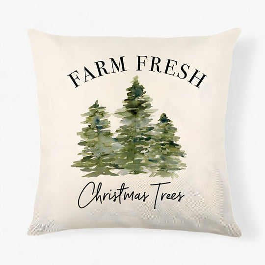 Frosty | Christmas Linen Cushion Cover - Festive and Comfortable Home Decor