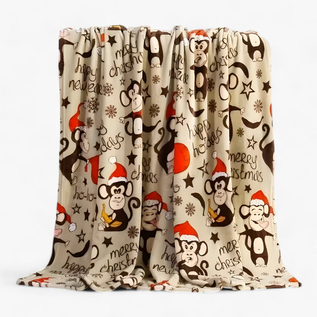 Velvy | Luxury Christmas Fleece Blanket - Elegant and Cozy Holiday Decoration