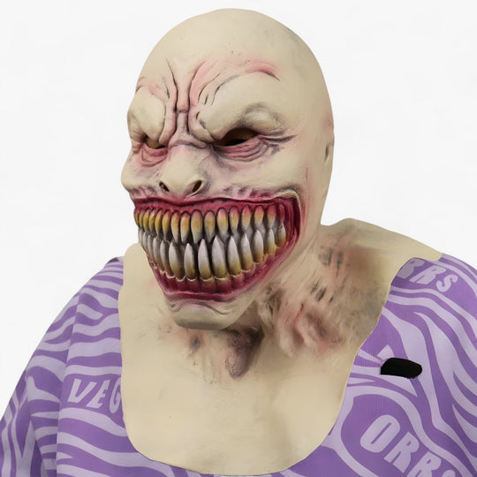 Jules | Stalker Clown Mask - Scary with Big Teeth for Halloween