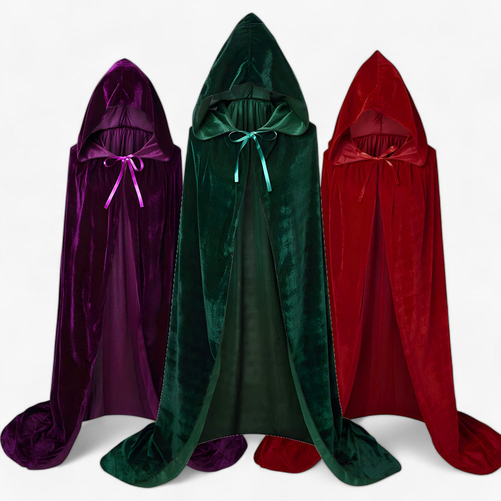 Morgane | Witch Coat - Hooded Cape for Halloween Cosplay