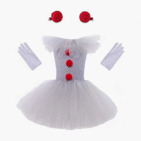 Rina | Pennywise Tutu Dress - Cute and Scary Outfit