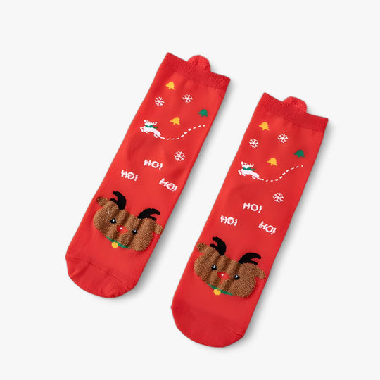 Holiday Fun | Cartoon Christmas Socks – Festive Ornaments and Gift Holders for Home Decoration