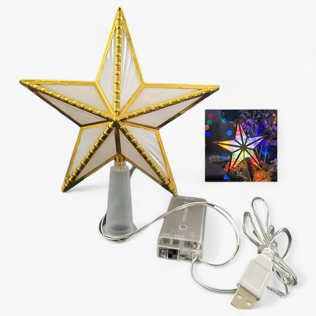 Topper Star | LED Illuminated Five-Pointed Star for the Christmas Tree