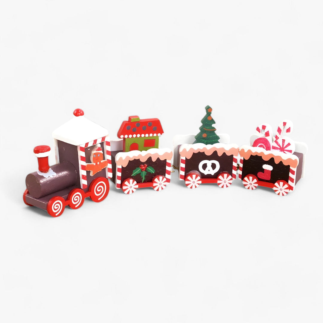 Ornamento del treno di Natale in legno Whimsy | - Decorazione festiva e regalo per bambini