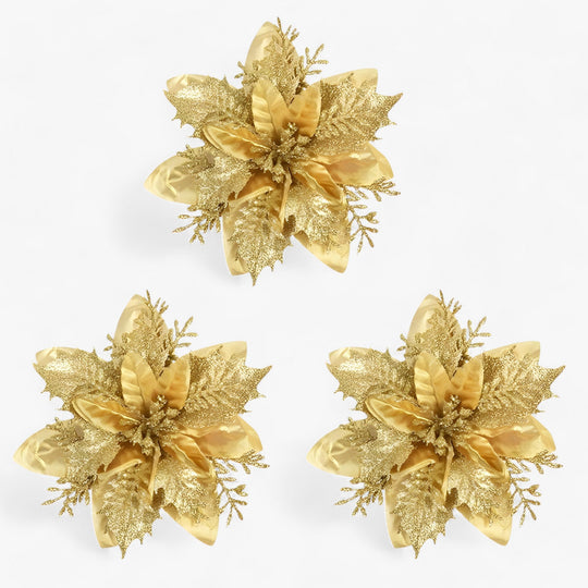 Émilie | Sparkling Christmas Flowers - Add a Dazzling Touch to Your Decoration